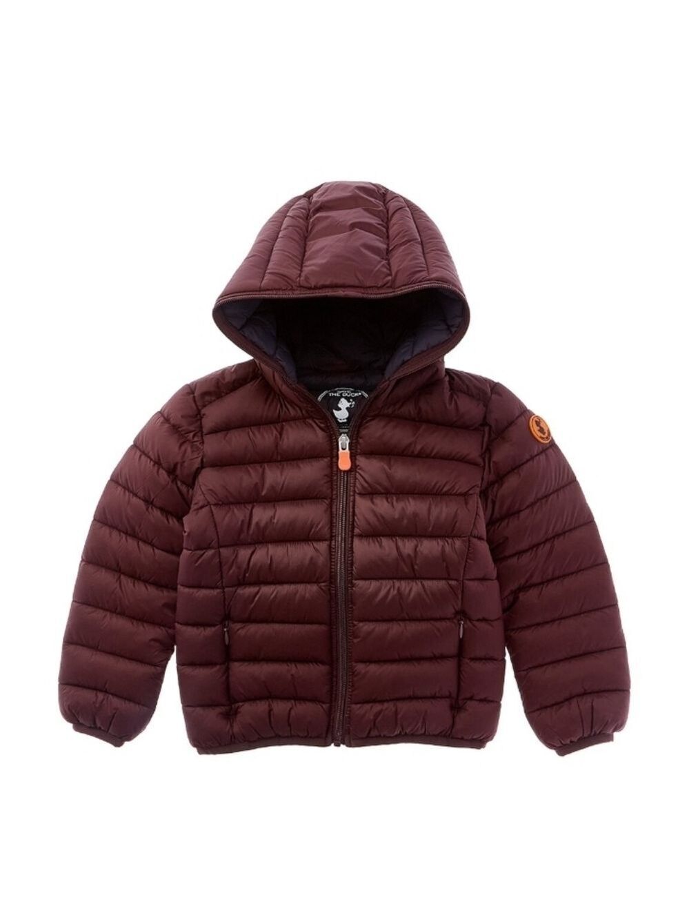 Save The Duck Boys Dony Hooded Jacket Burgundy Size 14